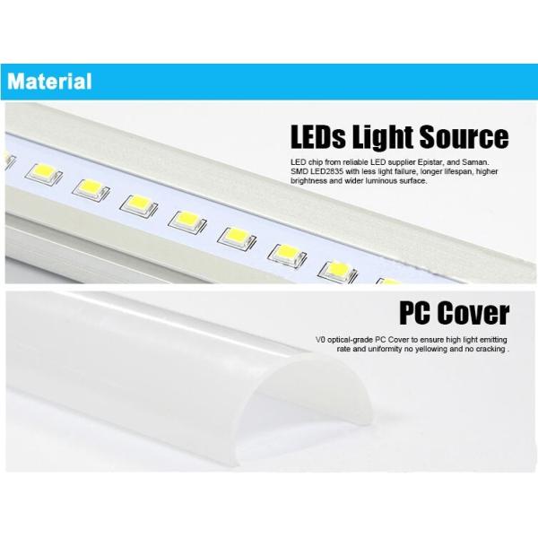 Bi Pin 9 Watt 600mm T8 LED Tube Light High Lumen 50 / 60Hz