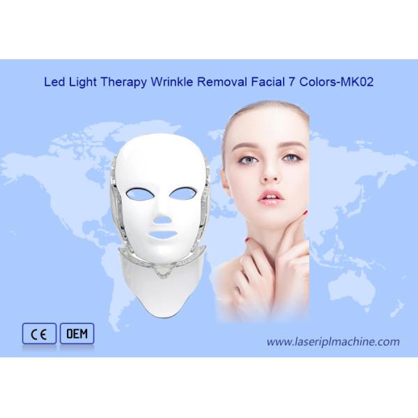 Home Use Rechargeable Wireless 7Color Beauty Light Therapy Led Facial Masks