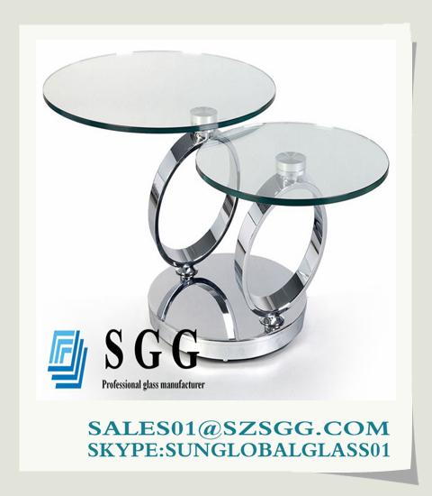 Quality high quality oval-shaped glass dining table for sale