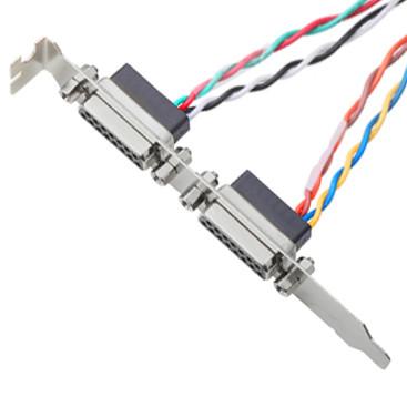 Quality 2 Pair Lvds Cable Db15 Connector Female 15 Pin 205205-2 Electrical To 40 Pin for sale