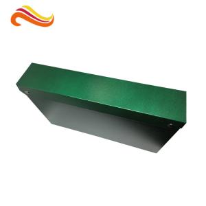 Wholesale Leather Paper Material Magnet Folder Box , Green Color Office Storage Box from china suppliers