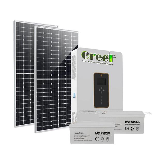 230vac Single Phase Hybrid Solar System With Pure Sine Wave Inverter And LCD