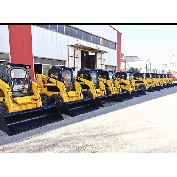 Compact Wheel Skid Steer Loader 300kg 500kg 800kg 1050kg Cargadoras Compactas Skid Steer Loader Attachments