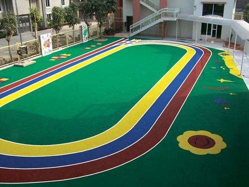 Coloured Recycled EPDM Granules Anti Slip Rubber Playground Surfacing Products