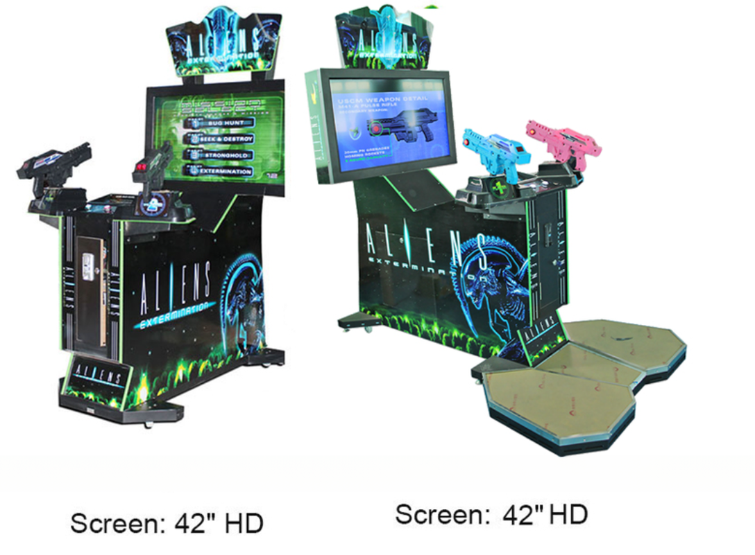 Customized 42LCD Alien Arcade Shooting Game Machine Aliens Extermination Arcade Machine