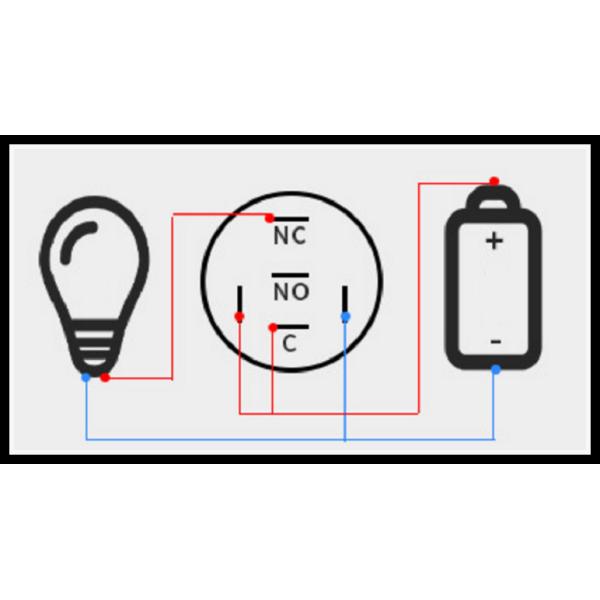 IP66 RoHS Waterproof Keyboard Button LED Illuminated Metal Button