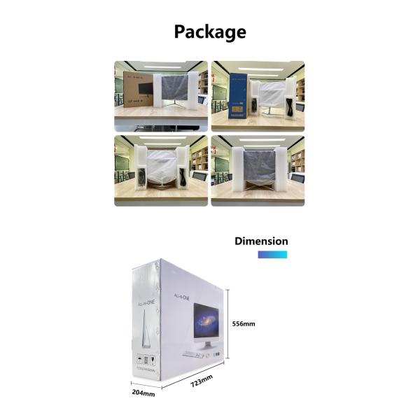 18.5 Inch Core I3 I5 I7 Led Aio Monoblock Barebone Touch All In One Pc For Designers