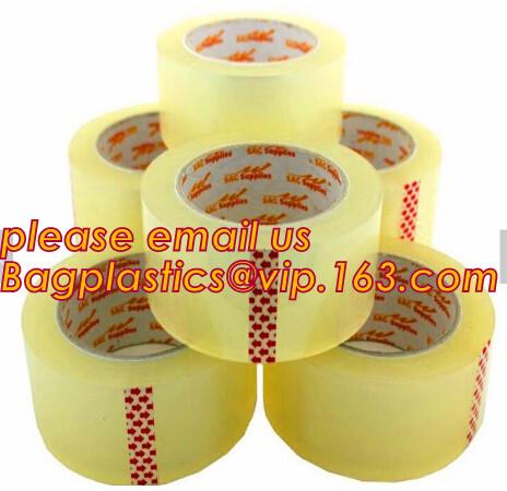 Acrylic Polyester Film Tape Double Sided PET Tape for Banner,PET 50mm*50m hot sale security tape for sealing bagease