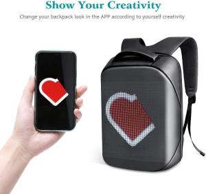 Wholesale Programmable Backpack LED Screen Graffiti Display For College Students from china suppliers