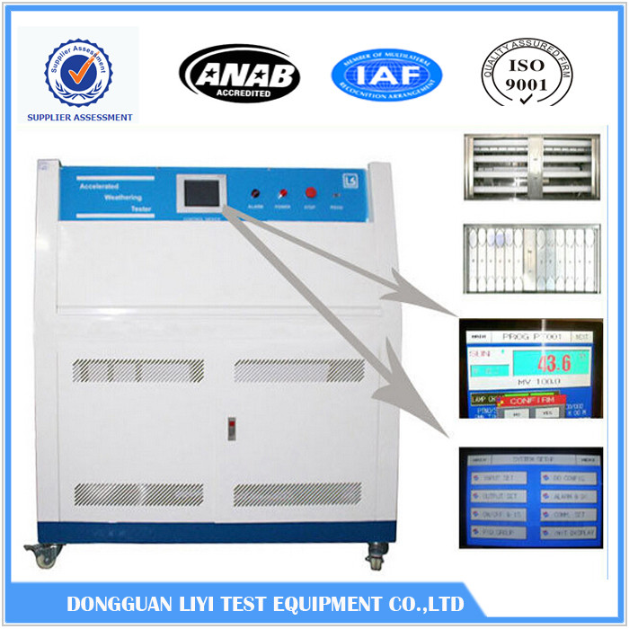 SS Environmental Testing UV Accelerated Weathering Tester / UV Aging Chamber