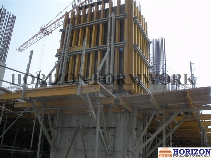 H20 Beam Automatic Climbing Formwork 5.40m Working Height Movable Horizontally