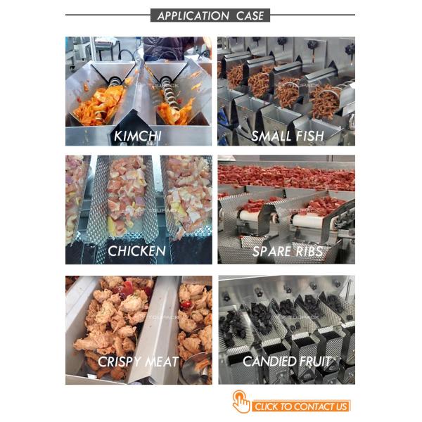 Automatic Screw Feeder Combination Weigher Filling Sticky Food Meat Packing Machine