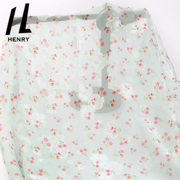 Small Flower Printing Textile Polyester Chiffon Fabric For Sewing Clothing
