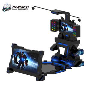 China 380V 9D VR Shooting Simulator Dance Music Game Playstation Virtual Reality on sale