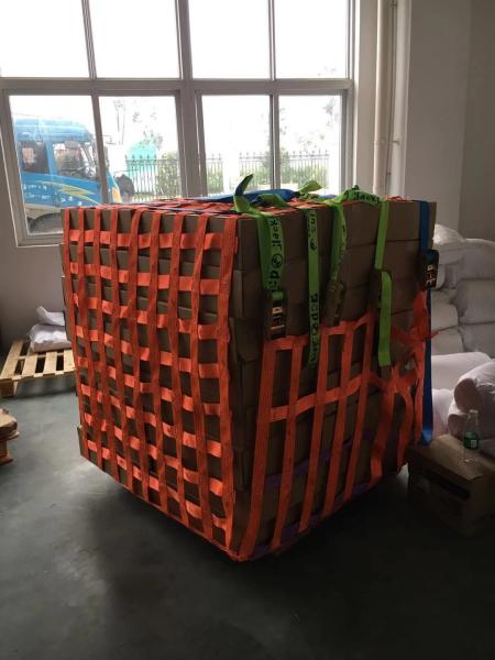 Quality Customized Designed Cargo Lifting Net Wll 5000kg Webbing Width 50mm Mesh  60mm for sale