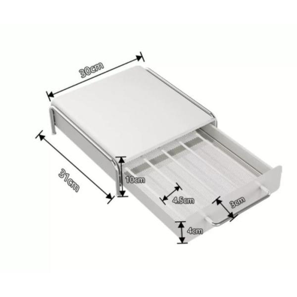 Home Entrance Multi Functional Tea Cup Countertop Storage Box Rack