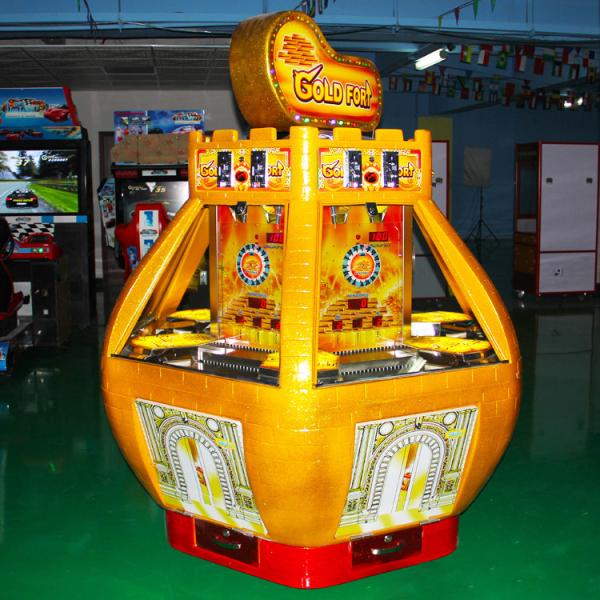 Quality coin pusher game machine lottery game prize redemption arcade game for sale