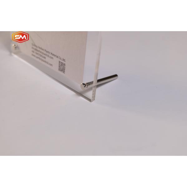 Clear Acrylic Photo Frame 4x6 Size With Glass Photo Frame Standing For Tabletop