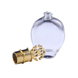China Metal Zinc Alloy Custom Cylinder Perfume Bottle For Perfume Glass Bottles on sale