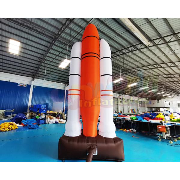 EN71 Multi Red Rocket Air Characters Advertising Inflatables