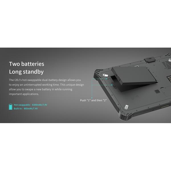 ODM/OEM EM-I20J Industrial 12 Inch Rugged PC With Touch Screen And 5G/4G Connectivity