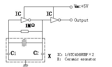 ZTB500Y SMD SMT 0.500Mhz 10V Ceramic Resonator