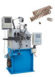 Automatic Oiling CNC Spring Coiler , Fast Debug Flat Spring Manufacturing Machine