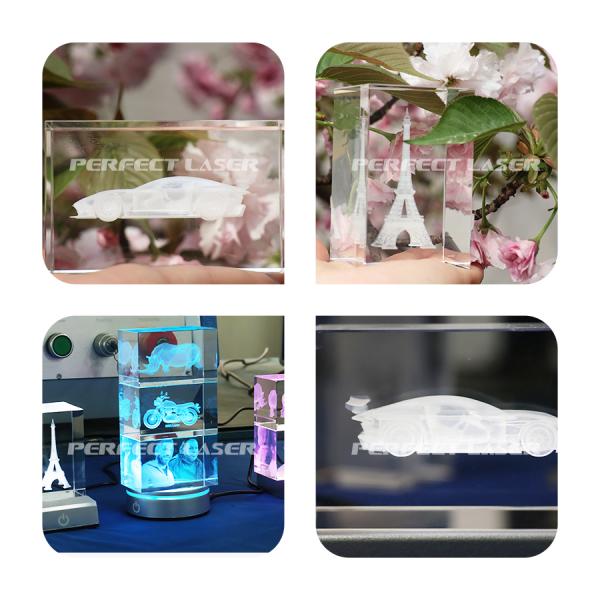 5W Portable Desktop 2D 3D Crystal UV Laser Subsurface Engraving Machine