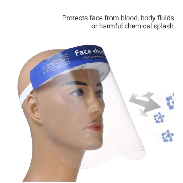 Disposable dental Medical protective anti-fog Face splash shield