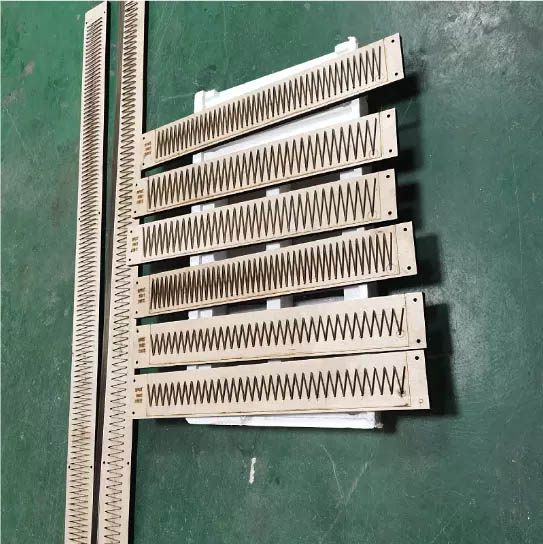 PVC PU Conveyor Belt Punching Machine Finger Shape Food Industry