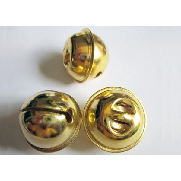 Decorating for Christmas with Jingle Bells in golden color