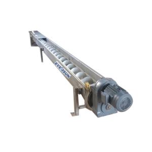 China Flexible Shaftless Screw Auger Conveyor For Powder Granule Conveyor System on sale