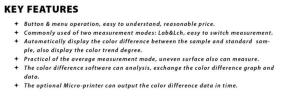 Wholesale Multifunctional Color Difference Meter Portable Stable With High Precision from china suppliers
