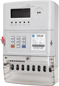 China Split Three Phase STS Prepaid  Meters , Load Switch Tamper guard Power Enery Meter on sale