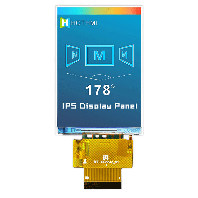 Multipurpose 3.5" TFT LCD Display Sunlight Readable With Compatible Interface TFT-H035A3HVIST5N50