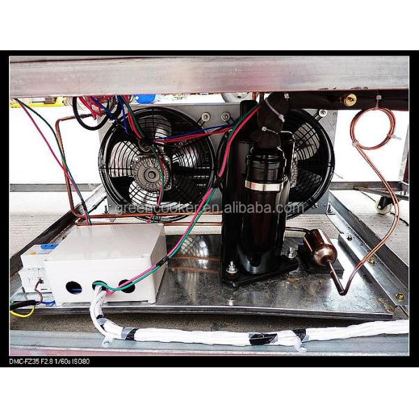 Fish Meat Seafood Display Table Refrigerator Showcase For Supermarket Congelador Horizontal