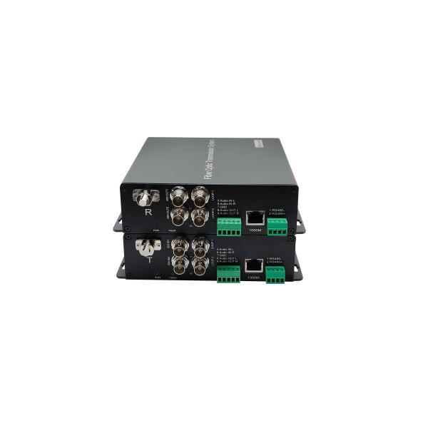 1GB Ethernet, 3G SDI, Audio, RS485 Data, Multi-Signals Transmission Equipment Over One Fibre Cable