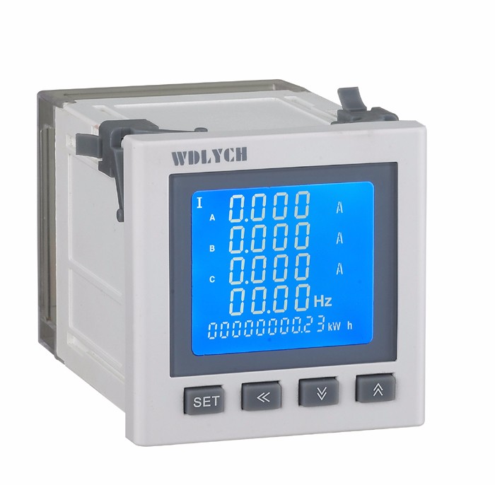 Harmonic Digital Multifunction Meter 3p4w Internet 40-60hz Frequency