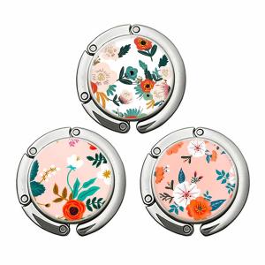 China Zinc Alloy Women'S Bag Hangers Foldable Purse Hook For Table on sale