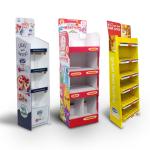 Custom PDQ slipper Pallet display stand with compartments