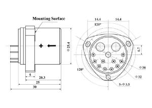 Wholesale Aerospace industry grade quartz accelerometer sensor analog output with Scale Factor 1.2~1.6mA/g from china suppliers