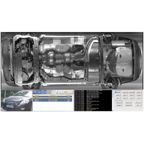 ISO9001 Portable Under Vehicle Surveillance System RS232 / RS422 Communication interface
