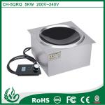 Built in concave induction cooker with 3.5kw