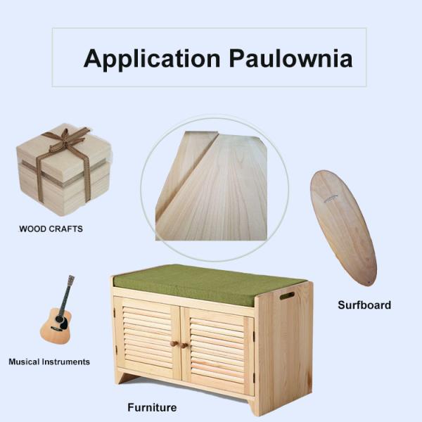 Solid Wood Panel Paulownia Wood m3 at Qingfa After-sale Service Onsite Inspection