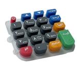 Mobile Terminal Custom Silicone Keypad Multi Color Waterproof