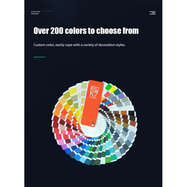 Wind Pressure Resistance Level 9 Triple Glazed Casement Windows for Custom Production