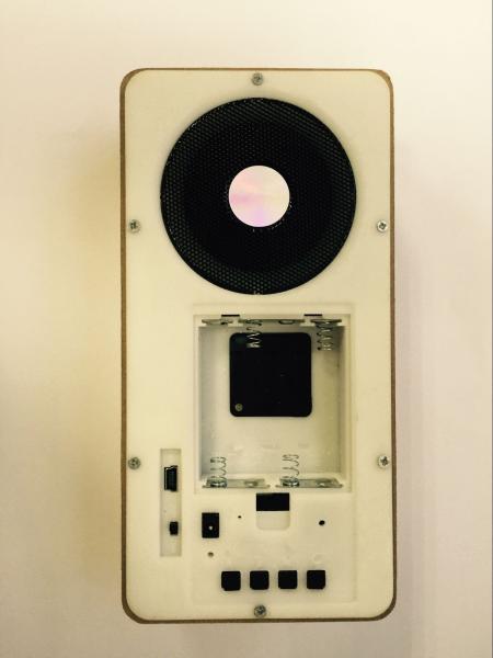 Quality Azan Clock speaker on the table with word by word language for sale