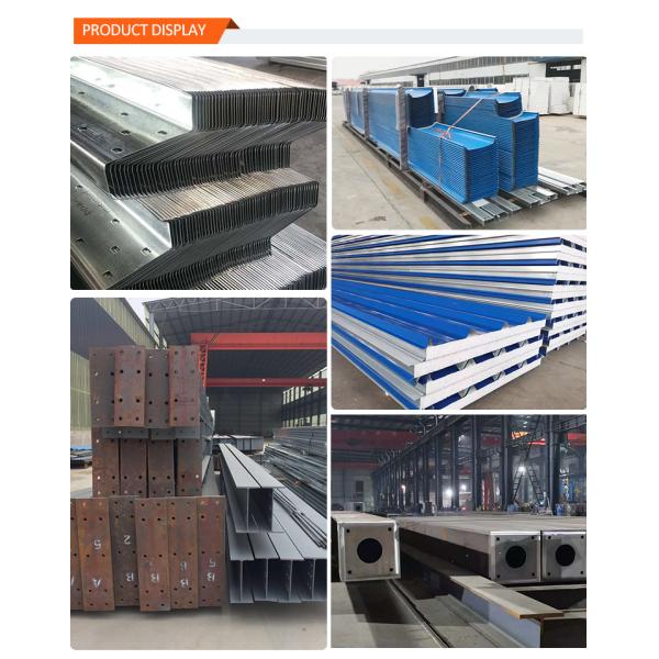 Insulation Sandwich Panel Roofing Gas Station Canopy Steel Structure for Your Success