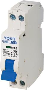 Wholesale 20A Single Pole MCB 1P 10A 6KA PN8H 1P Plus N BCD Curve Circuit Breaker from china suppliers