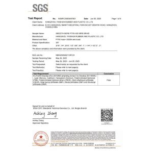 Hangzhou Paishun Rubber & Plastic Co., Ltd Certifications